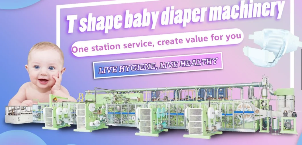 New Product New Arrival Baby Diapers Full Servo Automatic Machine Manufacturer