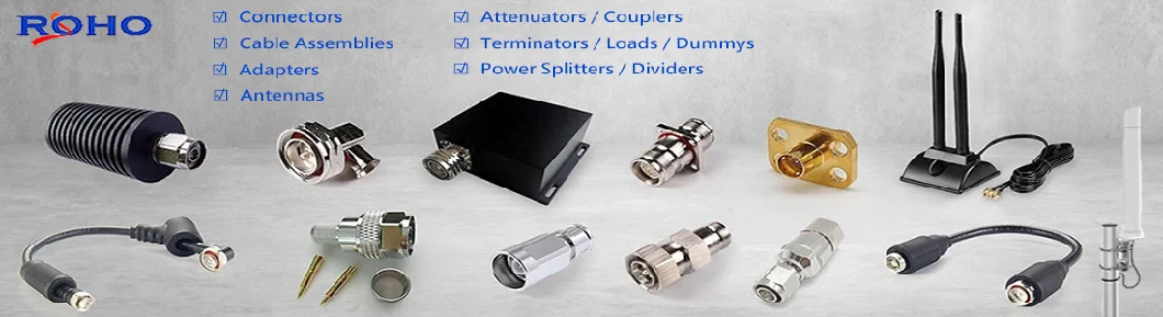 N Type Male Connector Crimp Solder Attachment for Rg401 Coaxial Cable