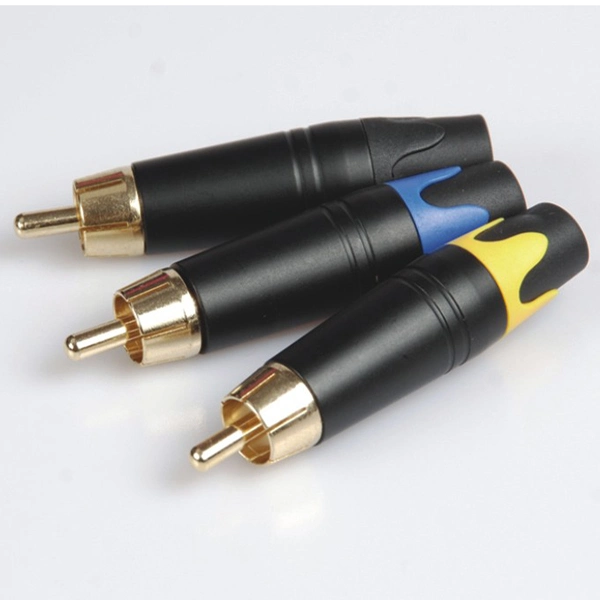 RCA Female Connector Audio Male Connector Metal Shell (R-056)
